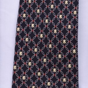 Das zijde 'k' blauw/rood