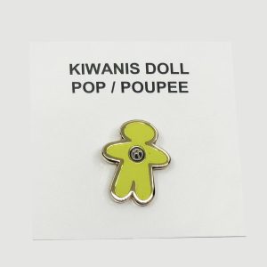 Pin Kiwanis Pop - Lime Gr