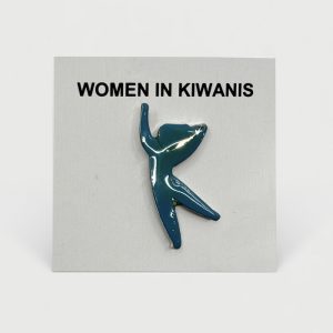 Pin Woman in Kiwanis - Blauw