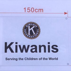 Bannière blanche 100x150cm