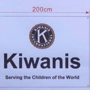 Bannière blanche 150x200cm