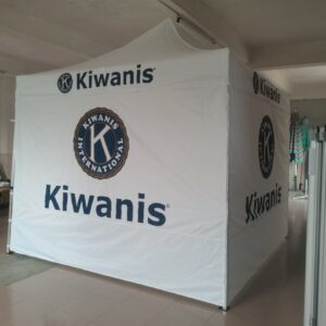 Tente 3x3m - 3pc mur complet blanc