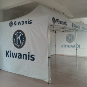 Tente 3x6m - 3pc mur complet blanc