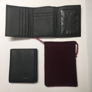 Herenportefeuille - zwart led.