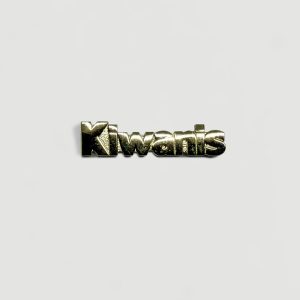pin lid lapel "Kiwanis" gold