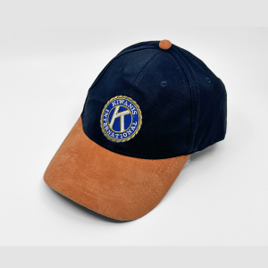 petje suede klep met kiwanis logo